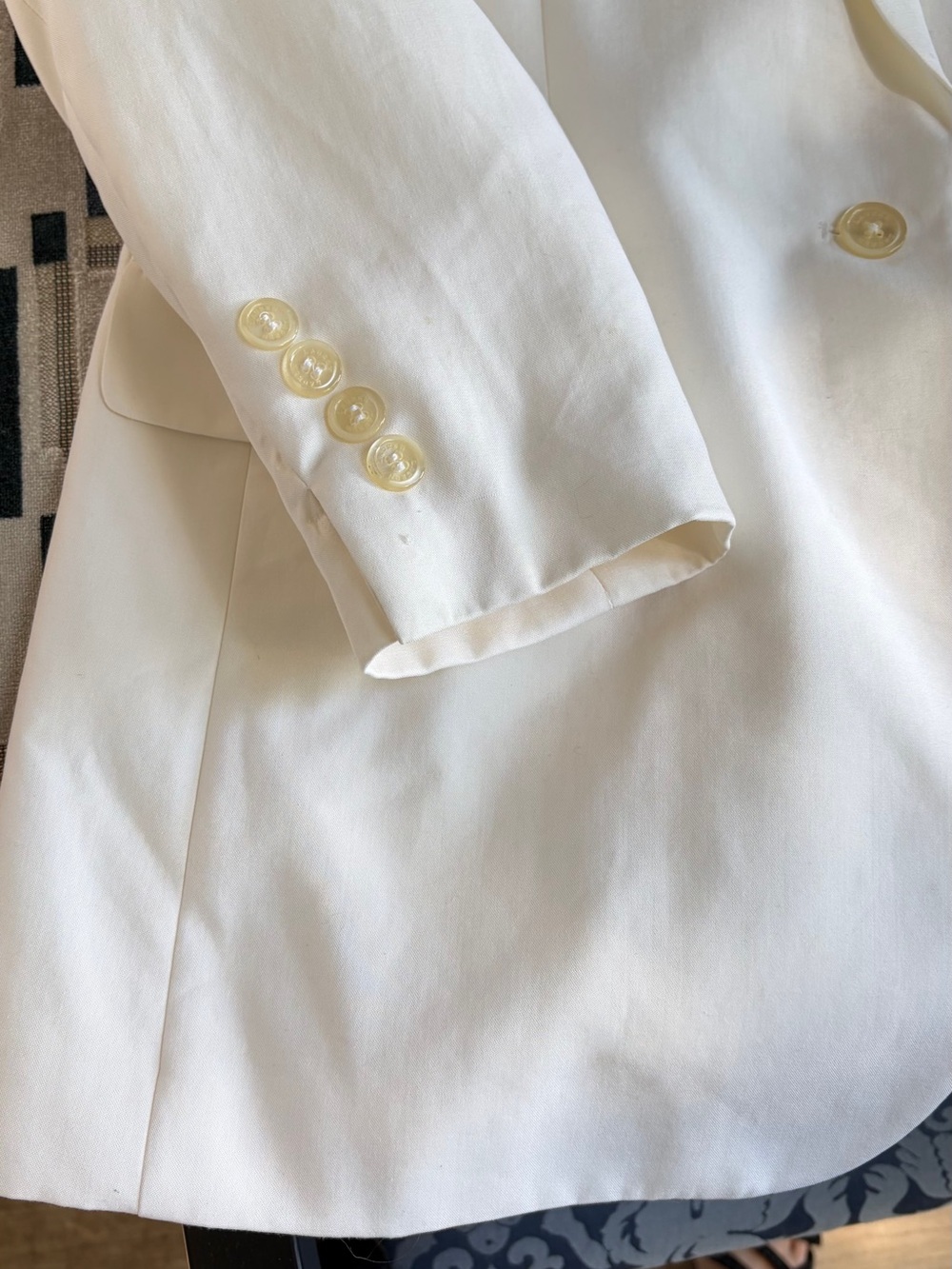 Lauren Ralph Lauren White Tailored Blazer - Picture 9 of 11